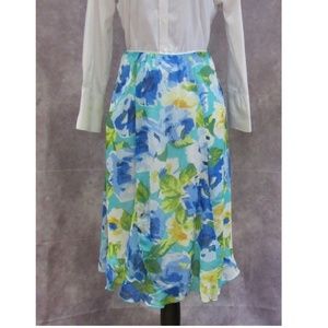 NEW Notations Elastic Waist Summer Skirt XL